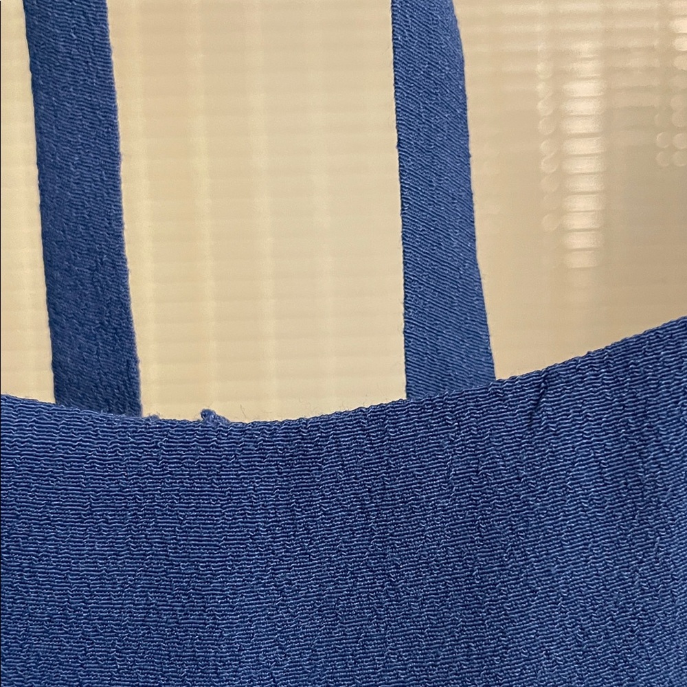 Reformation Skyla Dress Caspian Blue 8 - Picture 6 of 9